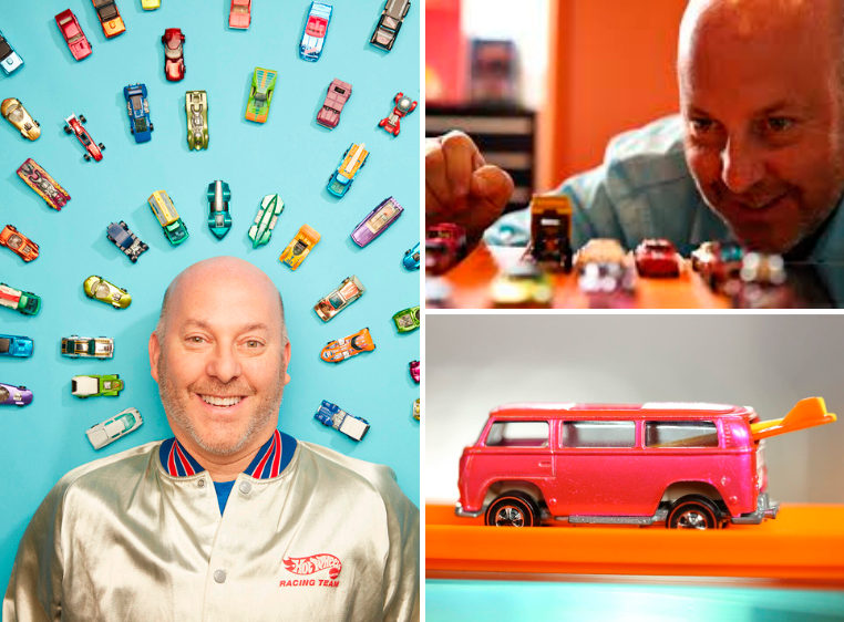 Bruce Pascal es el mayor coleccionista de los autos a escala de la marca Hot Wheels. FOTOS Cortesía 