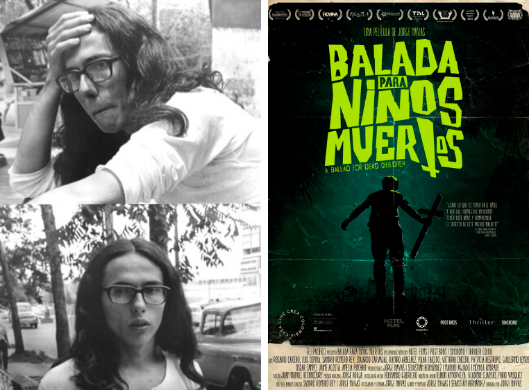 Imagenes de Andrés Caicedo (a la izquierda) y el afiche del documental se inspiró en ‘La noche de los muertos vivientes’. FOTOS Colprensa y Cortesía