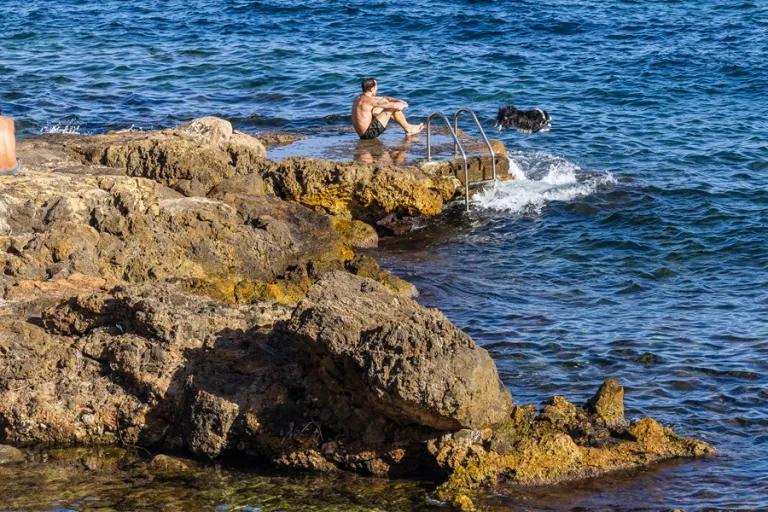 Vista de una playa en Mallorca. Foto: EFE