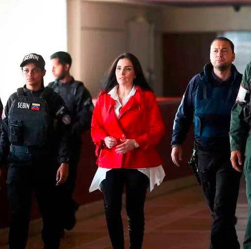 Imagen de referencia de la excongresista Aída Merlano. FOTO: Cortesía Ministerio de Comunicaciones de Venezuela