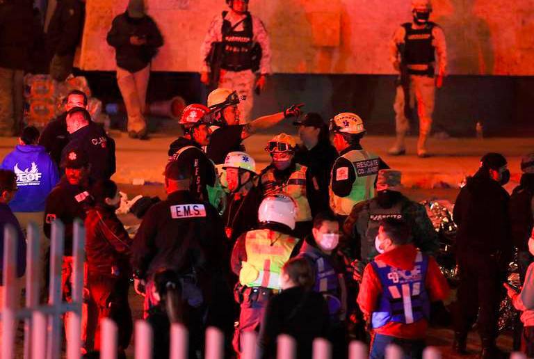 Entre los 37 migrante que murieron en incendio en centro de migración en México, se encontraba un colombiano. Foto: EFE. 