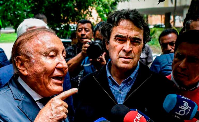 Rodolfo Hernández y Sergio Fajardo se habían reunido para hacer acuerdos esta semana. FOTO: Colprensa