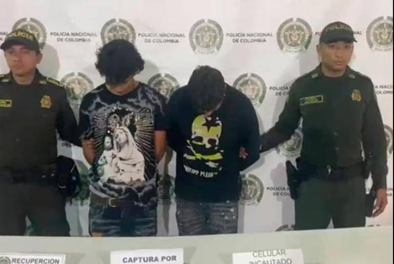 Los delincuentes de 22 años deberán responder por hurto calificado y agravado. FOTO: CORTESÍA