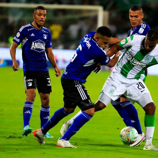 La pelea dejó 31 detenidos y ocurrió después del partido que Nacional y Millonarios empataron 0-0. FOTO MANUEL SALDARRIAGA