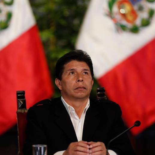 Pedro Castillo, expresidente de Perú. FOTO: EFE