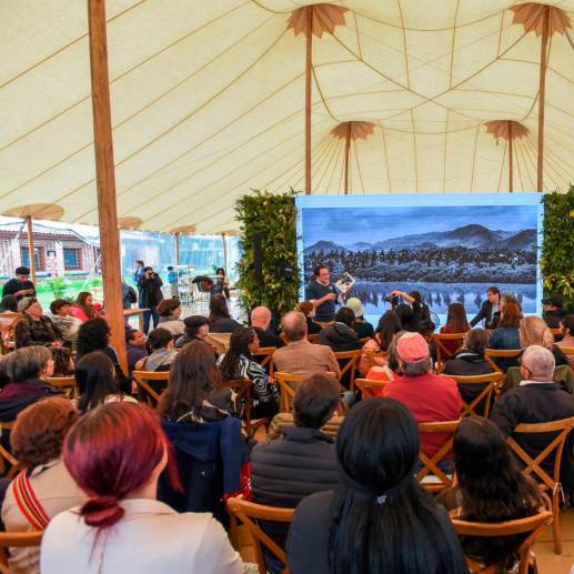 Durante un evento de la pasada edición del Festival Gabo, en el Gimnasio Moderno de Bogotá. FOTO Cortesía Fundación Gabo