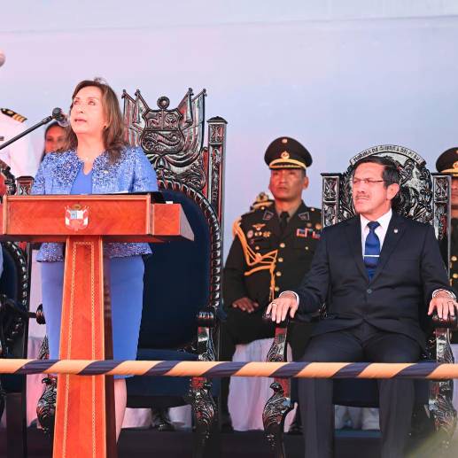 Dina Boluarte es la presidenta de Perú tras la destitución de Pedro Castillo. FOTO CORTESÍA 