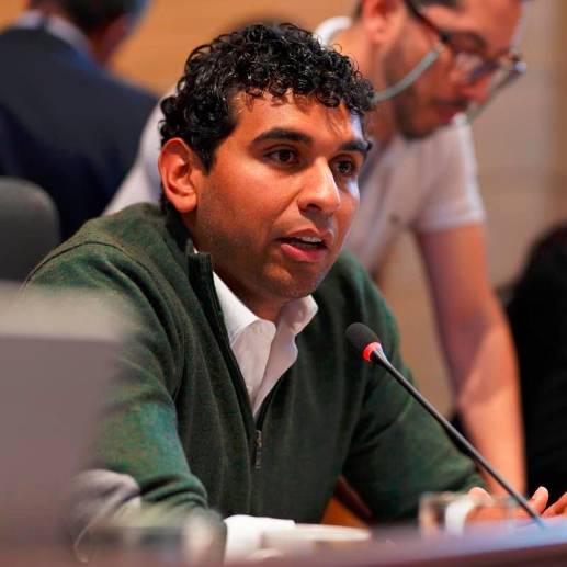 David Racero, presidente de la Cámara de Representantes, denunció amenazas en su contra. FOTO: Cortesía