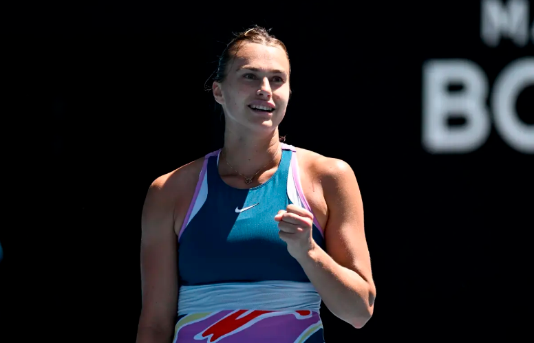 Aryna Sabalenka, actualmente es la número cinco en el ranquin de la WTA. FOTO EFE