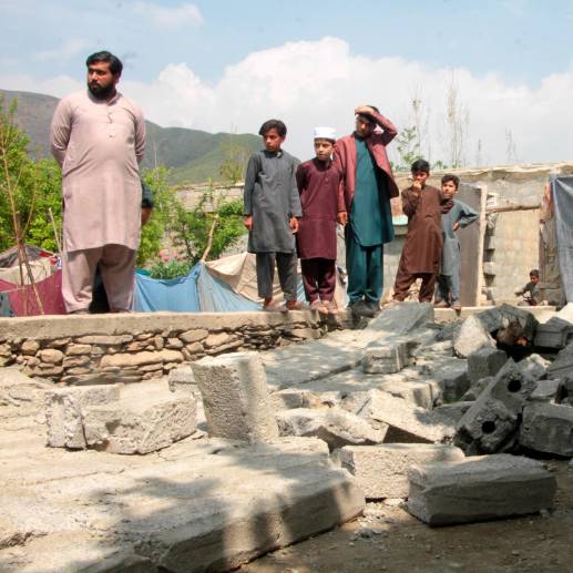 El terremoto que sacudió la zona del Hindu Kush afgano tuvo una magnitud de 6,5. FOTO: EFE