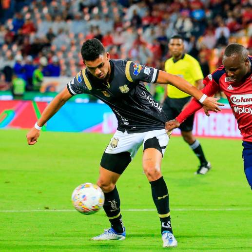 Águilas Doradas y el DIM se enfrentaron el finde semana pasado en el dulo válido por la séptima fecha de la Liga colombiana. FOTO: SNEYDER GUTIÉRREZ 