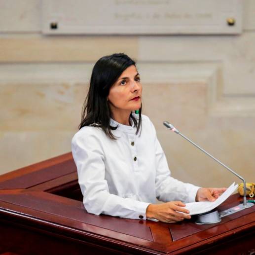 La ministra de Minas y Energía, Irene Vélez, designó a la abogada y hasta hoy directora de Formalización Minera, Johana Rocha, como nueva viceministra de Minas. FOTO Colprensa