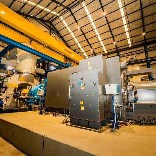 Incauca es el ingenio azucarero cogenerador más grande del país, con capacidad de entregar al Sistema Interconectado Nacional hasta 32 millones de kilovatios de excedentes mensuales de energía eléctrica, cantidad suficiente para cubrir el consumo de municipios como Buenaventura o Popayán. FOTO Cortesía