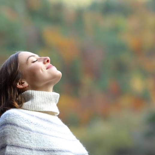 Respirar por la nariz adecúa el aire para que llegue correctamente a los pulmones. 