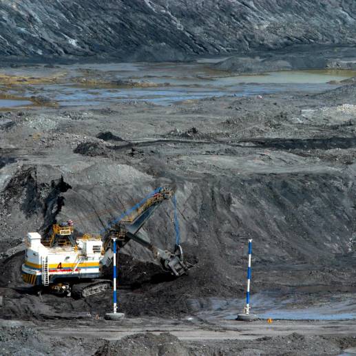 Según proyección de la Asociación Colombiana de Minería se estima que el carbón cierre el año aumente en su producción y alcance las 71,9 millones de toneladas. FOTO Colprensa