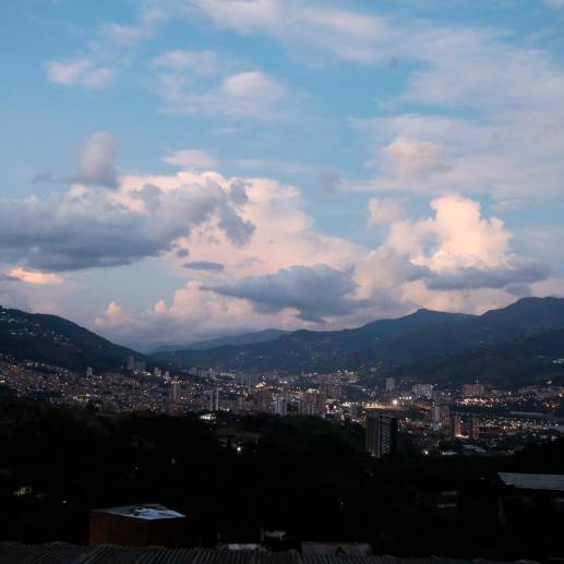 Las temperaturas en el Valle de Aburrá han bajado hasta cuatro grados de lo que normalmente se presentan. FOTO Cortesía