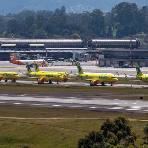 La aerolínea de bajo costo tiene una participación cercana al 20% del mercado aéreo en Colombia. FOTO: CARLOS VELÁSQUEZ