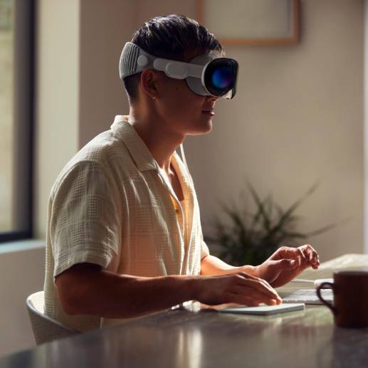 Las Apple Vision Pro, las nuevas gafas de realidad mixta presentadas por Apple. FOTO Cortesía Apple