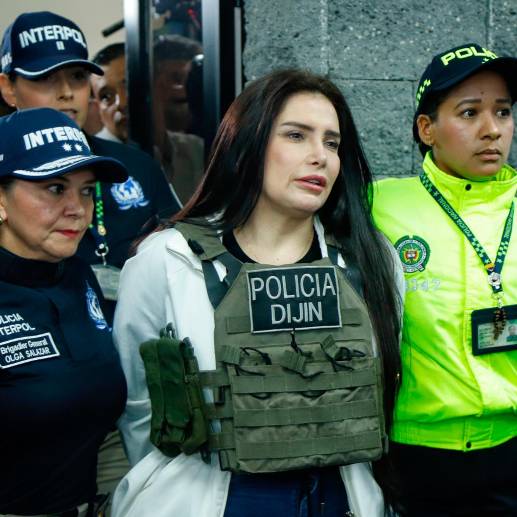 Merlano,<b> </b>condenada por corrupción electoral, está recluida en la cárcel<b> </b>El Buen Pastor después de ser deportada de Venezuela, lugar al que escapó tras su fuga en 2019. FOTO: COLPRENSA