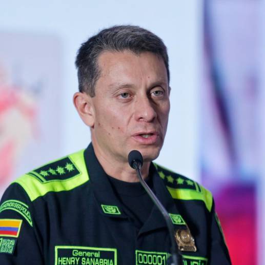 General Henry Sanabria, director de la Policía. FOTO Colprensa 