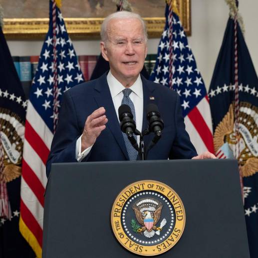 El presidente Joe Biden aseguró que todos los ahorradores de Silicon Valley Bank y de Signature Bank recuperarán sus recursos. FOTO: EFE