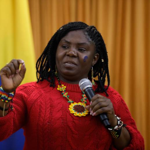 Francia Márquez, vicepresidenta de Colombia. FOTO: COLPRENSA.