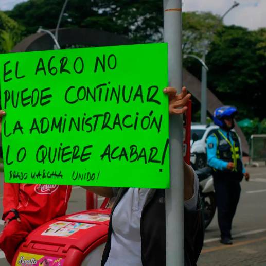 La comunidad asegura que el aumento del predial configura la muerte del agro en el corregimiento. FOTO: CORTESÍA