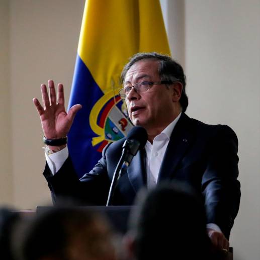 Gustavo Petro, presidente de Colombia. FOTO Colprensa 