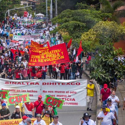 Las protestas este año han aumentado en comparación con el año pasado, según la Defensoría del Pueblo. FOTO: CARLOS VELÁSQUEZ