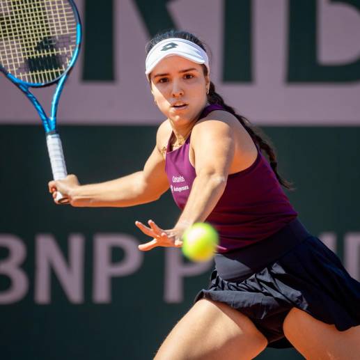 Camila Osorio ha participado en 10 torneos de Grand Slam. FOTO: GETTY 