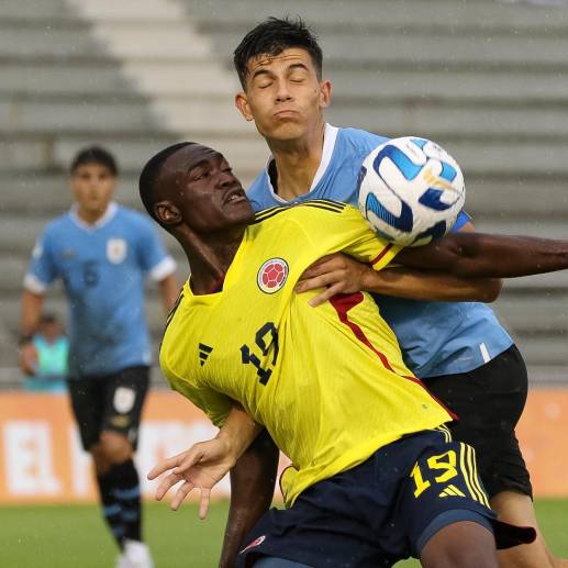 El delantero colombiano Juan C. Bonilla fue una de las figuras del combinado nacional. Le cometieron un penalti que el árbitro central del partido no pitó. FOTO: EFE