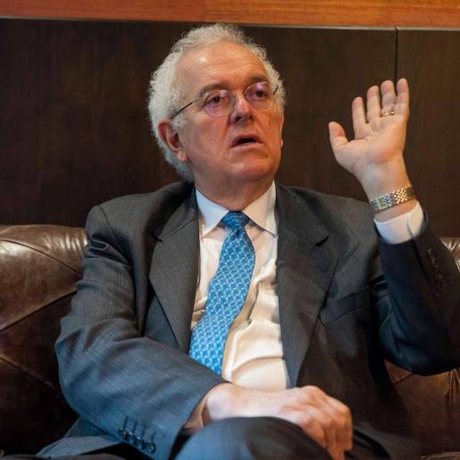 El ministro José Antonio Ocampo dijo que Colombia tiene un sistema financiero muy sólido, con muy altos estándares. Foto: Carlos Velásquez.
