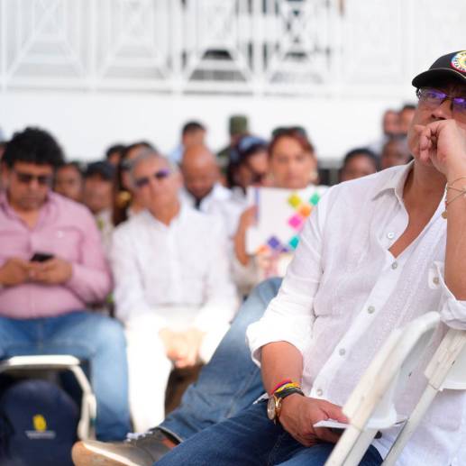 Gustavo Petro fue el primero en pedir a la Fiscalía que investigara a su hijo Nicolás Petro. FOTO CORTESÍA PRESIDENCIA 