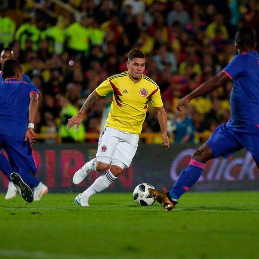 Juan Fernando Quintero tiene fe de recuperarse de cara a las venideras Eliminatorial al Mundial de 2026, que comienzan en septiembre. FOTO COLPRENSA
