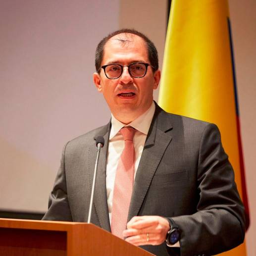 El fiscal Francisco Barbosa participó en el foro sobre reforma a la justicia de la Universidad del Externado y habló sobre la seguridad de la vicepresidenta Francia Márquez sobretodo en la zona del Cauca FOTO: Tomada de Twitter
