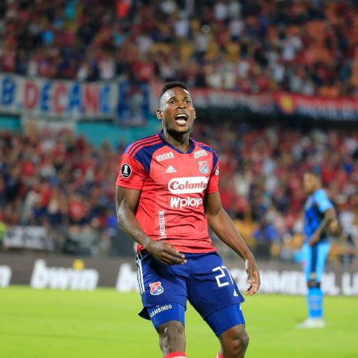 Cambindo fue el goleador del Medellín en la temporada pasada con 12 tantos. FOTO: SNEYDER GUTIÉRREZ 