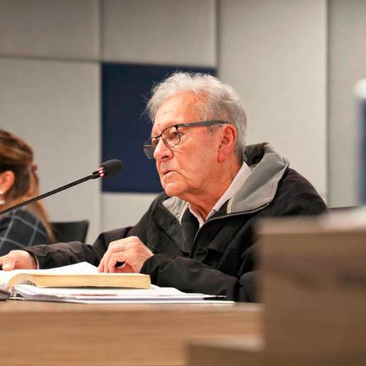 El general (r) Jesús Armando Arias Cabrales fue condenado por desaparición forzada en el caso de toma y retoma del Palacio de Justicia. FOTO: COLPRENSA