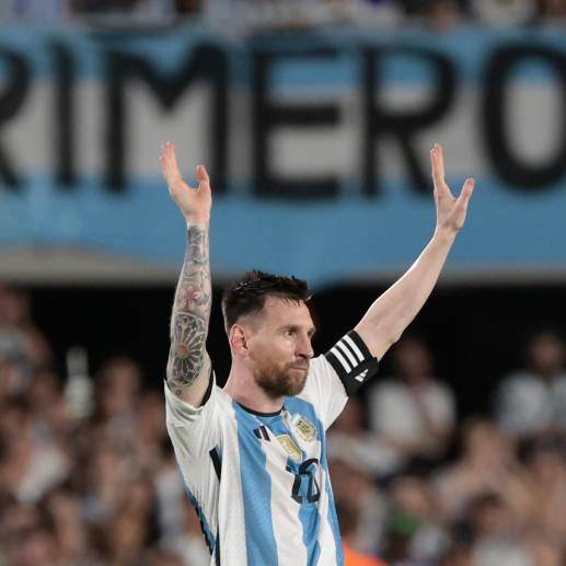 Lionel Messi llegó a 99 goles con la Selección Argentina. Marcó el último tanto del triunfo 2-0 sobre Panamá. FOTO: EFE
