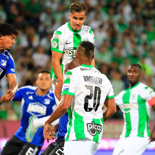 Nacional y Millonarios se enfrentan en el Atanasio. FOTO MANUEL SALDARRIAGA
