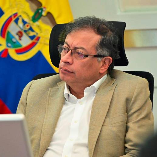La imagen del presidente, Gustavo Petro, está cayendo a 206 días de su llegada a la Presidencia de la República. FOTO: Cortesía Presidencia