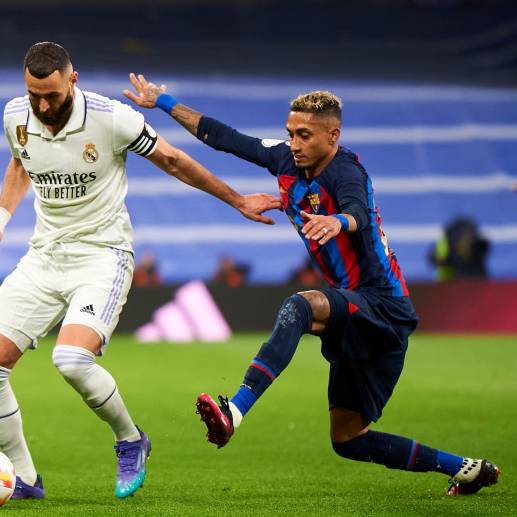 A pesar de que el Real Madrid tuvo el 65% de posesión del balón, el Barcelona salió vencedor. <span class="mln_uppercase_mln">FOTO</span> <b><span class="mln_uppercase_mln">gETTY</span></b>