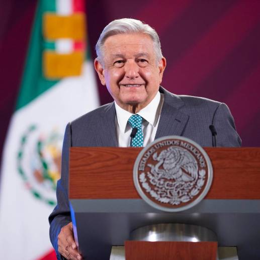 Andrés Manuel López Obrador, presidente de México. FOTO EFE