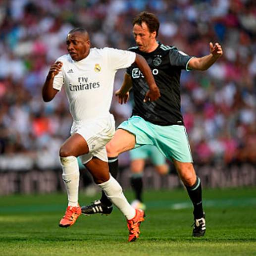 Edwin Congo (izquierda) jugó en Real Madrid durante las temporadas 2001 y 2002. FOTO<b><span class="mln_uppercase_mln"> getty</span></b>