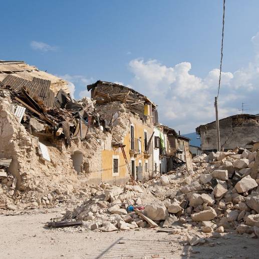 Los terremotos no se pueden predecir, ocurren a muchos kilómetros bajo tierra. 