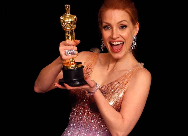 $!Jessica Chastain consiguió el primer Óscar de su carrera. FOTO Efe