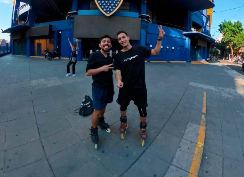 Ánderson recorrió toda Suramérica en patines