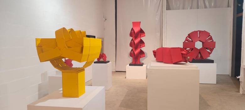 Estas son algunas de las obras únicas del artista colombiano Édgar Negret. FOTO: CORTESÍA