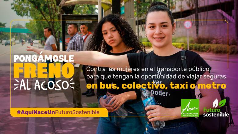 Esta es una de las imágenes de la campaña. Foto: Cortesía Área Metropolitana. 