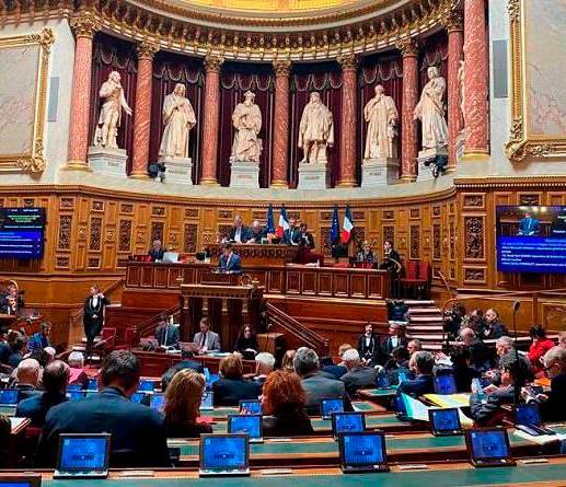 El Senado aprobó el aumento en la edad de jubilación en Francia. Sigue su paso a la Cámara donde le espera un duro debate. FOTO: Cortesía