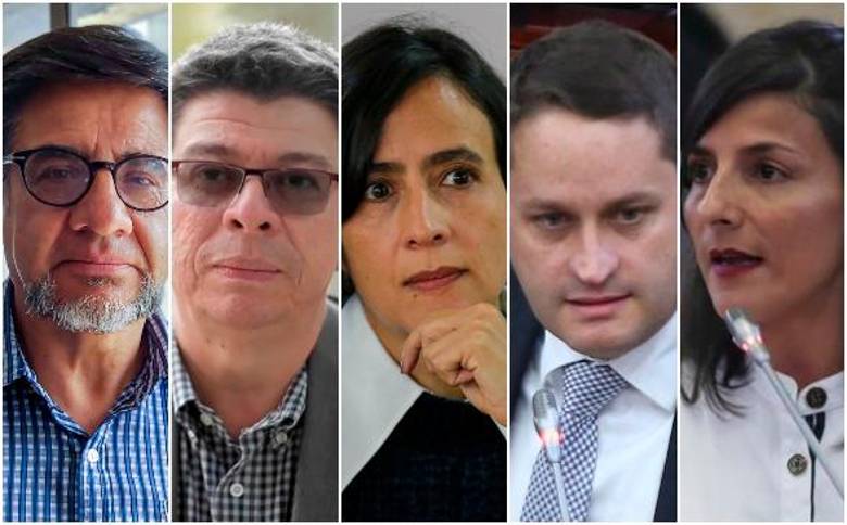Álvaro Pardo - Rodrigo Negrete - María Susana Muhamad - Juan Hernán Ortiz - Irene Vélez